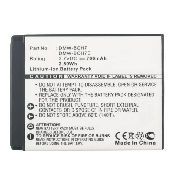 Batteries N Accessories BNA-WB-L9052 Digital Camera Battery - Li-ion, 3.7V, 690mAh, Ultra High Capacity - Replacement for Panasonic DMW-BCH7 Battery
