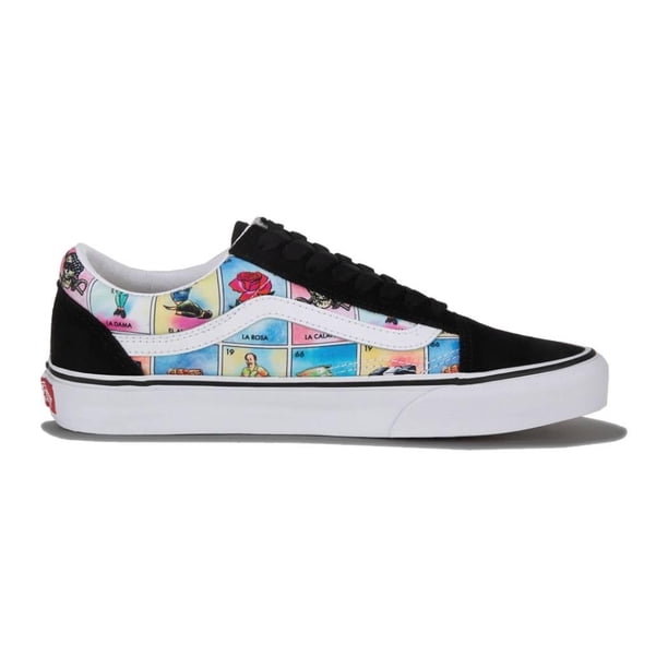 Tenis Vans Old Skool Lotería Mujer Skate Casual Multicolor 29