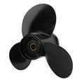 thumbnail image 3 of Outbord Propeller, 3 Blades Aluminum Alloy Boat Motor Prop Antirust R Rotation  For 8-20HP, 3 of 8