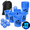 Blue Glow in Dark-Large, variant on Blue Glow in Dark Large Giant Yard Pong Outdoor Toss Game Set