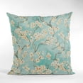 thumbnail image 5 of Plutus Spa Garden Cherry Blossoms Printed On A Linen Looking Polyester. Luxury Throw Pillow - Double sided 20" x 36" King, 5 of 5
