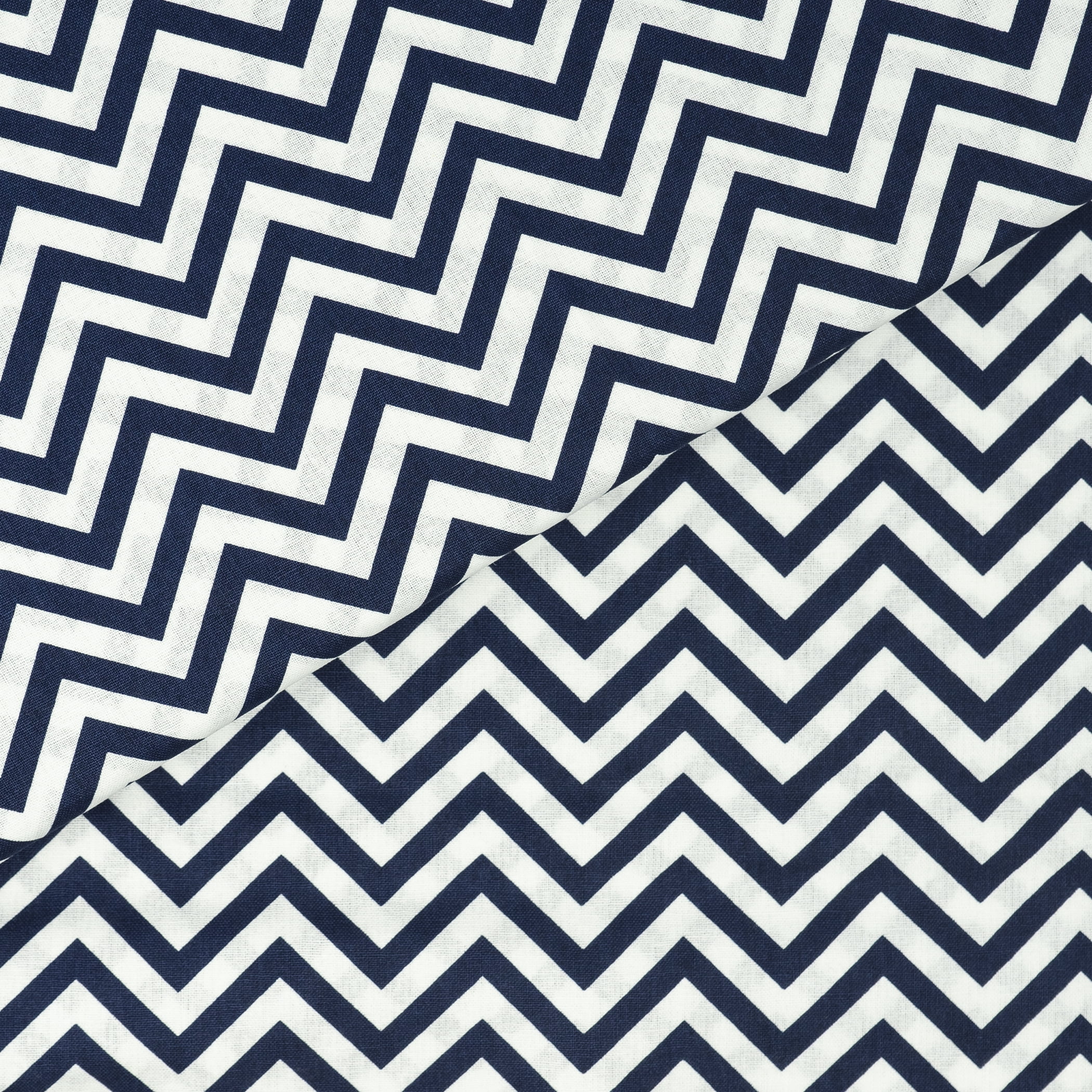 Waverly Inspirations 44" 100% Cotton Zigzag Sewing & Crafting Fabrics, 8 yd By the Bolt, Ink