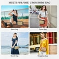 thumbnail image 4 of YOOLIFE Woven Crossbody Bag Gifts for Women Travel Crossbody Bags Personalized Birthday Summer Vacation Gifts for Women Her Friends, 4 of 7