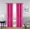 Hot Pink, variant on Gorgeous Home Linen 100% Blackout Window Curtain Drapes For Bedroom Living Room Burgundy Noa Set of 2 panels 35" wide X 84" long