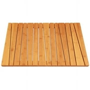 ToiletTree Products Bamboo Bath Mat Non-Slip Wood Floor Mat for Shower, Pool, Kitchen and More