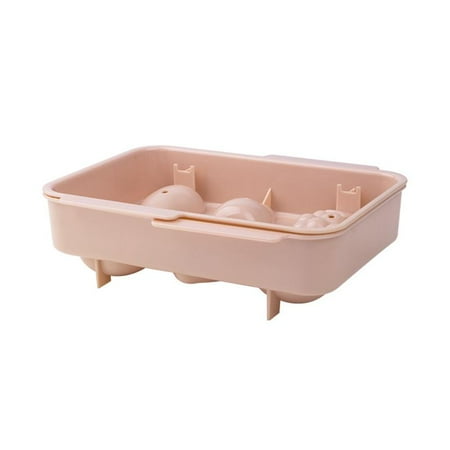 

Homemade Ice Cube Molds Ice Tray Ice Maker Making Ice Cube Grinding Gadget Cute Ice Box Plastic Material 3 Colors Choose