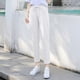 thumbnail image 4 of WILLBEST Pantalones Casuales para Mujer, Pantalones Palazzo de Cintura Alta de Verano para Mujer, Pantalones Largos de Pierna Ancha con Bolsillo para Un Uso Diario Cómodo y Elegante. Extra Grande, 4 of 7