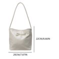 thumbnail image 2 of Bolso de hombro con lazo de PU para mujer bolso moderno para axila gran capacidad para viajes al aire libre, 2 of 6