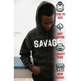 thumbnail image 2 of ShirtBANC Hip Hop Top Dog Savage Hoodie Bold Hustler Street Style Design Sweater, 2 of 5
