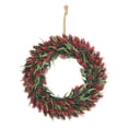 thumbnail image 2 of Corona de puerta delantera perfecl artificial 45cm verde rojo, 2 of 8
