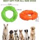 thumbnail image 2 of 2 Pcs Dog Chew Toy, Durable Rubber Ring Dog Toy, Teeth Cleaning Toy for Large & Medium Dogs, 2 of 5
