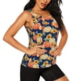 thumbnail image 2 of Balery fall Pumpkin Daisy Camiseta sin mangas estampada ligera para mujer, tops de entrenamiento sin mangas, camisetas de yoga transpirables de secado rápido.-XX-Large, 2 of 7