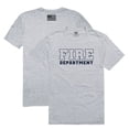 thumbnail image 2 of RapidDominance RS2-FD-HGY-01 Fire Department Relaxed Graphic Tee, Heather Grey - Small, 2 of 3