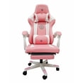 thumbnail image 1 of Silla Gamer Ergonómica IG642 Reclinable hasta 135°  Soporta hasta 120 kg con reposapies y Cojines para Soporte de Cuello y Lumbar Silla de Oficina y Escritorio Ejecutiva, 1 of 8
