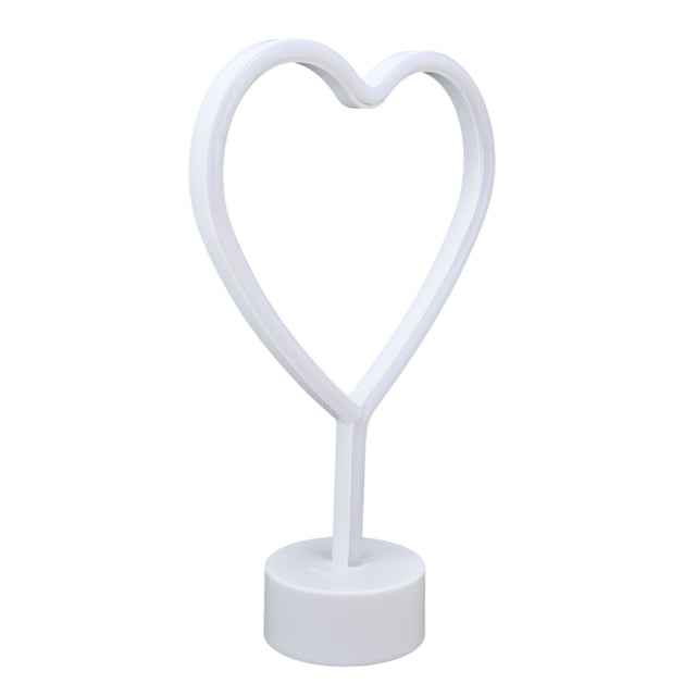 Lámpara Estética Luz De Neón LED Lámpara De Neón Con Forma De Corazón Para El Hogar Dormitorio Boda Fiesta De Cumpleaños ANGGREK Otros