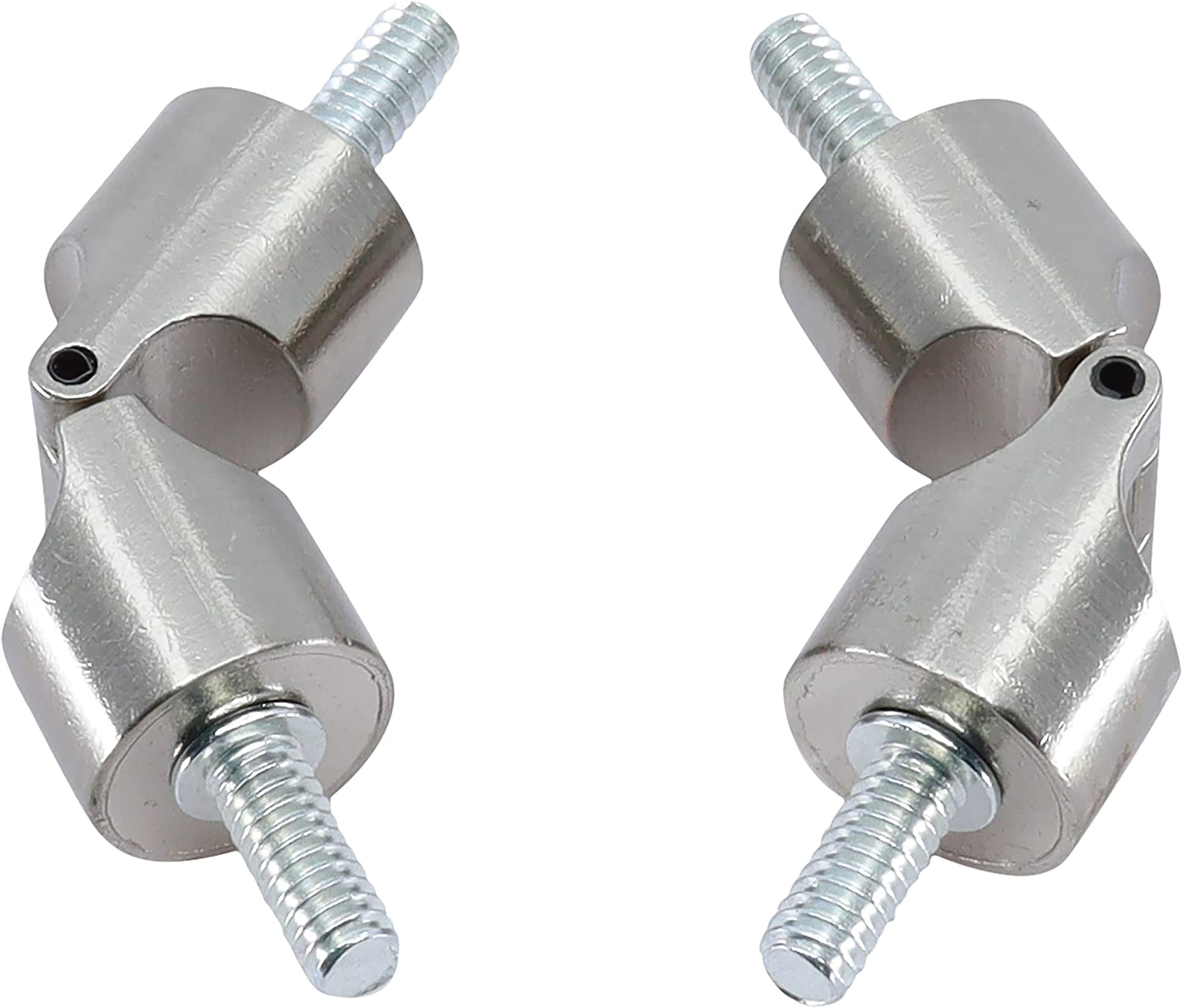 MERIVILLE Hinged Elbow Connector Designed for Bay Window Curtain Rods or Corner Drapery Rods