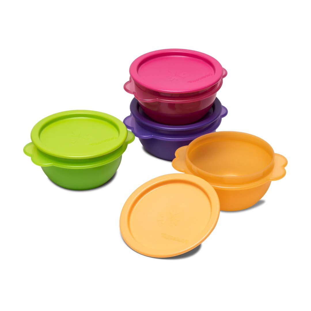 Tupperware Clear Impressions 4 Piece Bowl Set 