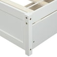 thumbnail image 6 of Holaki Twin Size Wood Bed with 2 Storage Drawers for Kids, White, 6 of 7
