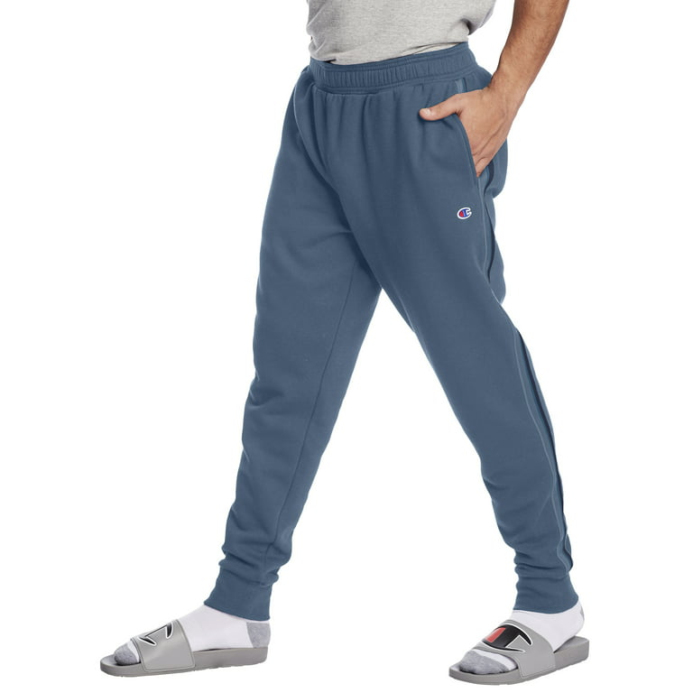 Champion Men's Powerblend Fleece Jogger Sweatpants with Taping, up