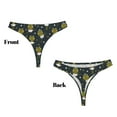 Kuilepa Ballerina Frogs for Thongs For Womens Vwaisted No Show Thong
