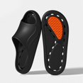 thumbnail image 2 of Cozy Water Slide In Home Slippers For Couples Open Toe Indoor Bath Spa Slippers With Sole, 2 of 4
