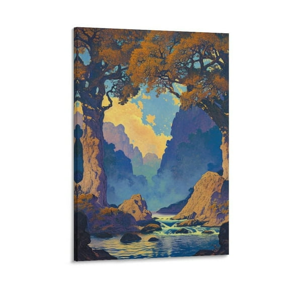 Maxfield Parrish Print Painting (14) Poster Decorative Painting Canvas Wall Art Living Room Posters Bedroom Painting 24x36inch(60x90cm)