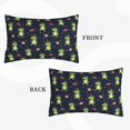 thumbnail image 2 of Sikiie Dinosaur Astronaut Print Plush Pillow Cover, Wrinkle-proof and Stain-resistant Pillow Protector without Pillow Core, Home Decoration-16"x24", 2 of 6