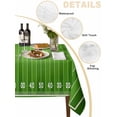 thumbnail image 2 of Rugby Sport Table Cloth, American Football Field Stadium Waterproof Tablecloth for Rectangle Tables, Reusable Washable Fabric Table Cover for Restaurant Kitchen Dining Tables 54"x108", 2 of 6