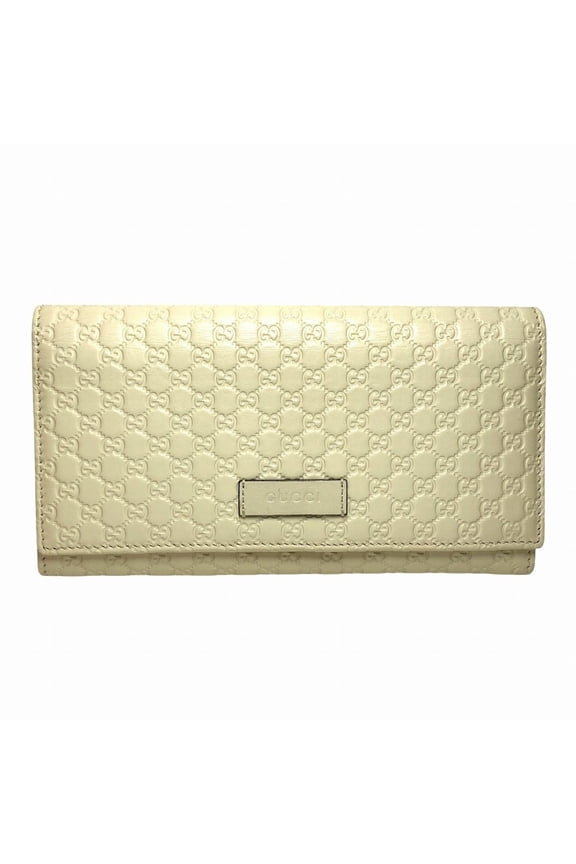 Pre-Owned Gucci GUCCI Long Wallet Microguccissima Leather 449369