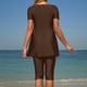 thumbnail image 4 of Trajes de baño de una pieza para mujer Trajes de surf de manga larga para mujer Trajes de buceo cortos con almohadillas para el pecho y sin soportes de acero Trajes de baño conservadores Traje de baño, 4 of 6