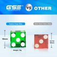 thumbnail image 2 of Casino Dice GSE Games & Sports Expert, grado AAA, 19 mm, juego de 5, 2 of 7