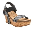 thumbnail image 2 of BEACH by Matisse Womens Point Break Snake Print Platform Wedge  Casual Shoe, 2 of 5