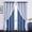 Blue Haze, variant on White Blackout Curtains with Sheer Overlay Thermal Insulated Mix & Match Double Layer Window Panels for Bedroom Living Room Drape Sewn with Tiebacks Grommet Top 52" Wx84 Lx2