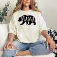 thumbnail image 2 of Proud Mama Bear Graphic, Ivory Comfort Colors T-Shirt, Medium, 2 of 3