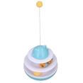 thumbnail image 1 of Cat Turntable Toy,Cat Turntable Toy 2 Cat Track Tower Toy Cat Exercise Tower Toy Modern Innovation, 1 of 14