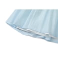 thumbnail image 5 of Girls Summer Dress Halter Neck Flower Girl Party Dress Embroidered Sleeveless Tiered Chiffon Sundress for Kids, Blue, Sizes 4-5Y, 5 of 9