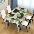 thumbnail image 3 of Yayeee Tablecloths for Rectangular Tables 54 x 72 inch Party Table Cover, Green Circle, 3 of 6
