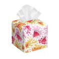 thumbnail image 1 of Balery Watermelon Porta Pañuelos de Cuero con Estampado – Funda Moderna Cuadrada para Caja de Pañuelos, Dispensador 5x5x5'', 1 of 7