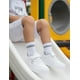 thumbnail image 2 of Tenis Casual Charly® Moda Infantil Blanco Escolar Velcro blanco 15.5, 2 of 10