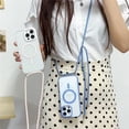 thumbnail image 4 of Crossbody Lanyard Strap MagSafe Transparent Case For iPhone 15 Pro Max 14 13 Necklace Rope Magnetic Wireless Charge Hard Cover, 4 of 5