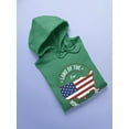 thumbnail image 3 of Land Of Free Home Of Brave Hoodie Men -Image by Shutterstock, Male Small, 3 of 4