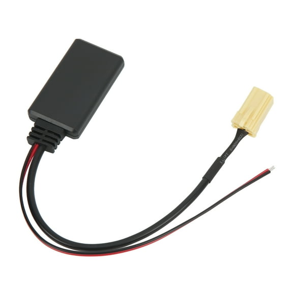 Audio Adapter Wire, Bluetooth AUX Cable CD Module Anti Interference Plug and Play for Automobile