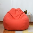 thumbnail image 7 of Mightlink Bean Bag Cover Solid Color Dust-proof Easy to Care Giant Couch Been Bag Bedroom Living Room Sofa Slipcover No Filler for Dorm, 7 of 7