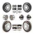 thumbnail image 1 of Transit Auto Front Rear Hub Bearing Assembly Coated Disc Brake Rotors and Ceramic Pads Shoe Kit (10Pc) for Car 2022 Dodge Durango R T with Brembo Brakes - Left Right Side (Driver Passenger) KBB-127801, 1 of 2