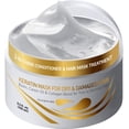 thumbnail image 1 of Keratin Hair Mask Deep Conditioner - Biotin Collagen Protein & Castor Oil Repair for Dry Damaged Hair - Conditioning Treatment for Curly or Straight Thin Fine Locks, 1 of 1
