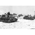 thumbnail image 1 of 24x36 gallery poster, US M46 Patton tanks, Korean War, 1 of 1