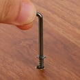 thumbnail image 6 of Uxcell 20 Pack L Shape Hooks, 2 Inch Right Angle Screw Hooks for Hanging, Black Bronze, 6 of 7