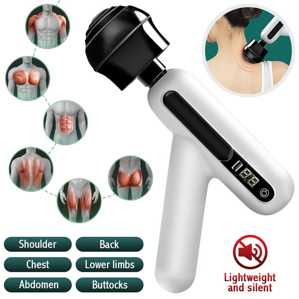 PENGXIANG Massage Gun for Athletes, Portable Body Muscle Massager Professional Deep Tissue Massage Gun for Pain Relief with12 Speed High-Intensity Vibration Rechargeable Massage Gun