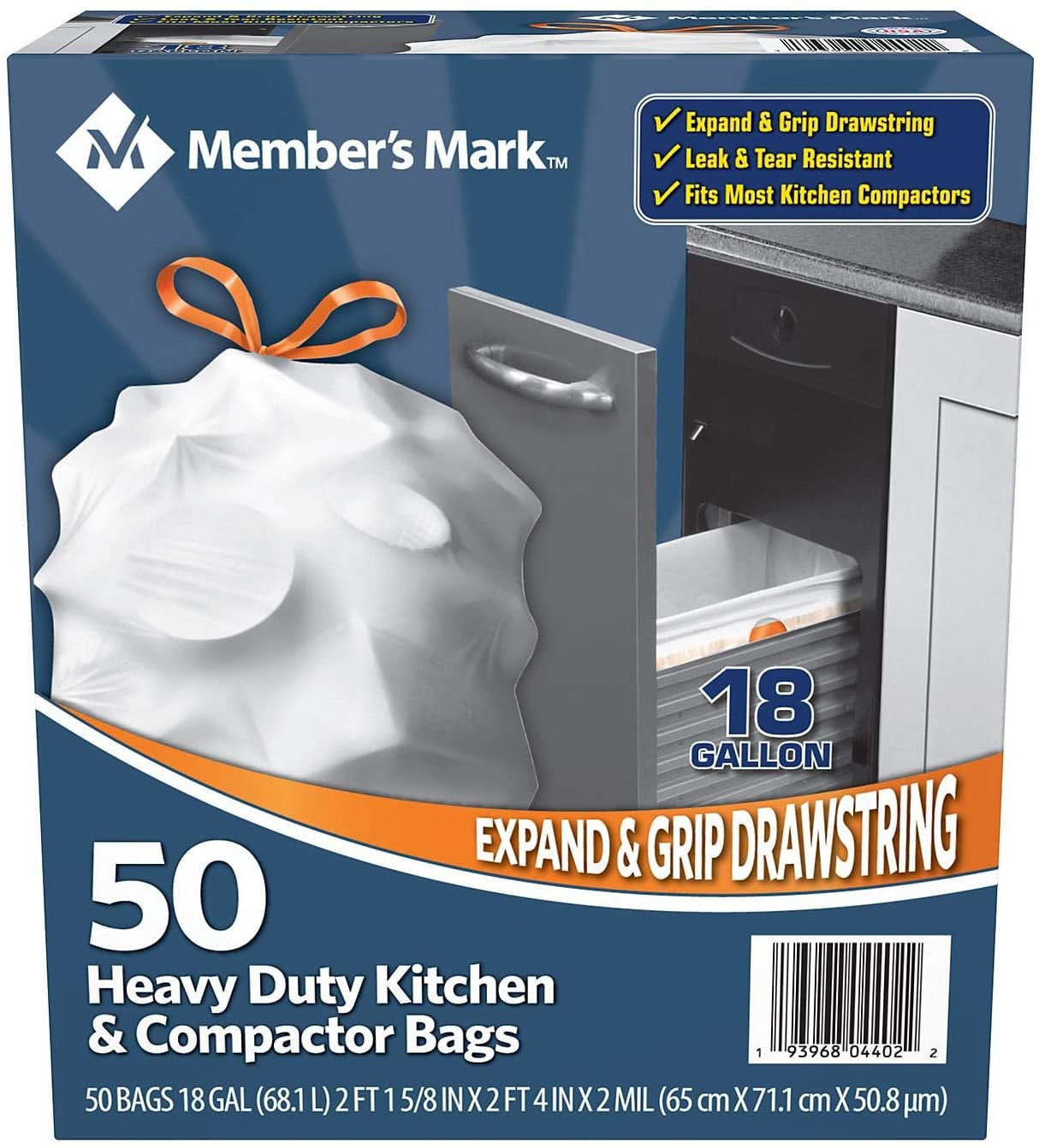 Red Max 44-Count 18-Gallon White Compactor Trash Bags in the Trash Bags  department at