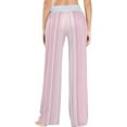 thumbnail image 4 of FREEAMG Women Pajama Pants Lounge Pants Long Stretch Comfy Sleepwear Stripe Pink, 4 of 7